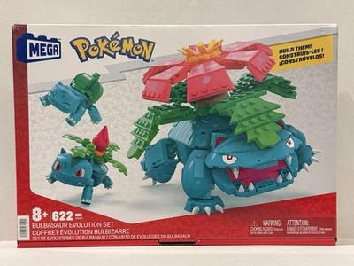 Mega Blok Pokémon Evolution 3 Pack - Features Bulbasaur, Ivysaur & Venusaur - Image 1 of 2