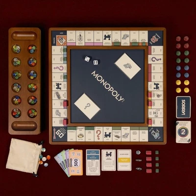 WS Game Company 3-in-1 Compendium: Monopoly, Sorry & Mancala - Image 1 of 4