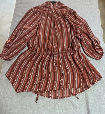 Rue+ Mujer Manga Roja y Blanca 1X Rayas Foto 1 de 4