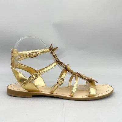 Kate Spade Shoes Womens Size 8 Gladiator Sandals Metallic Floral Strappy Summer - Image 1 of 4
