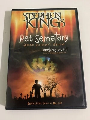 Pet Sematary - Special Collector's Edition (DVD, 2006, En/Fr) Stephen King - Image 1 of 3