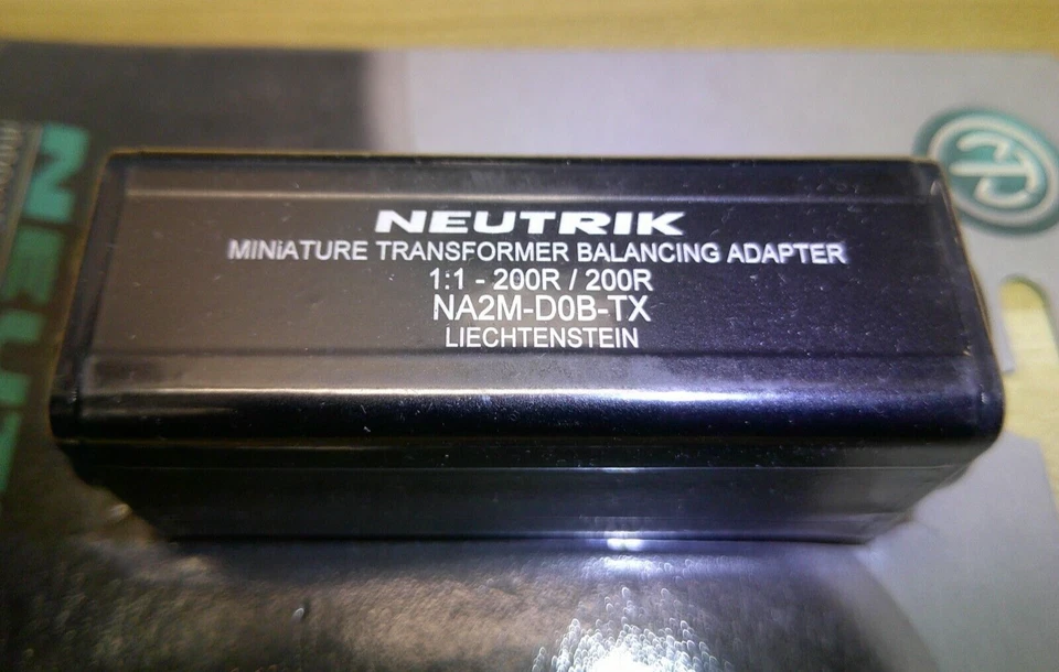 Neutrik NA2M-D0B-TX 3 Pole XLR Male - RCA/Phono Socket, Black Coded - Image 1 of 3