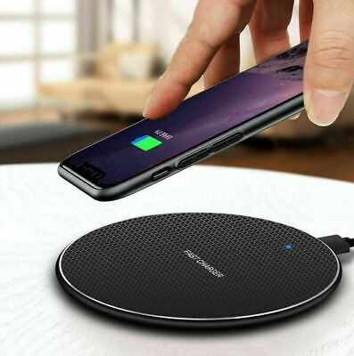 Qi Wireless Fast Charger Pad Dock For IPhone 8 Plus SE IPhone 11 Pro X XR XS Max • 9.89$