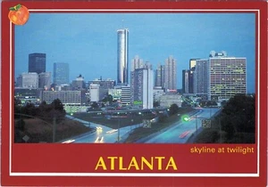Skyline at Twilight Atlanta Gerogia Postcard P3334400 Unposted - Picture 1 of 2
