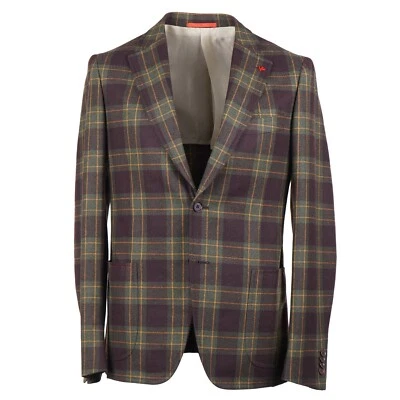 Isaia Slim-Fit 'Capri' Bold Check Wool and Cashmere Sport Coat 40R (Eu 50) NWT - Image 1 of 4