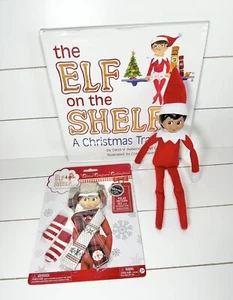 Elf on the Shelf Claus Couture Polar Pattern Hat Scarf Book Brown Eyed Girl Elf - Bild 1 von 6
