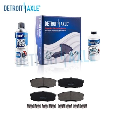 Rear Ceramic Brake Pads for 2008 - 2021 LX570 Toyota Land Cruiser Sequoia Tundra - Image 1 of 4