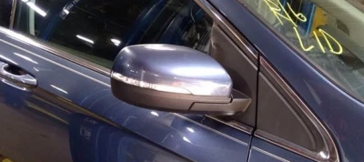 2019-2024 Ford Edge Right Passenger Side View Door Mirror Blue - Image 1 of 2