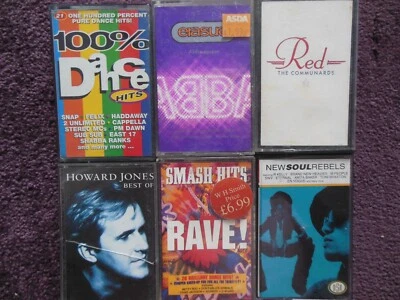 Joblot 6x Cassettes late 1980's  Communards Erasure Howard Jones Soul Dance Foto 1 de 4
