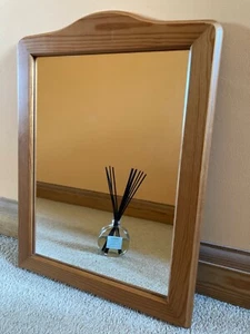 Pine Mirror wall mounted 20" x 15" in good condition - Picture 1 of 2