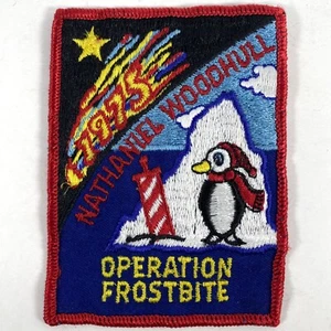 Nathaniel Woodhull District Operation Frostbite Vintage 1975 Boy Scout BSA Patch - Picture 1 of 3