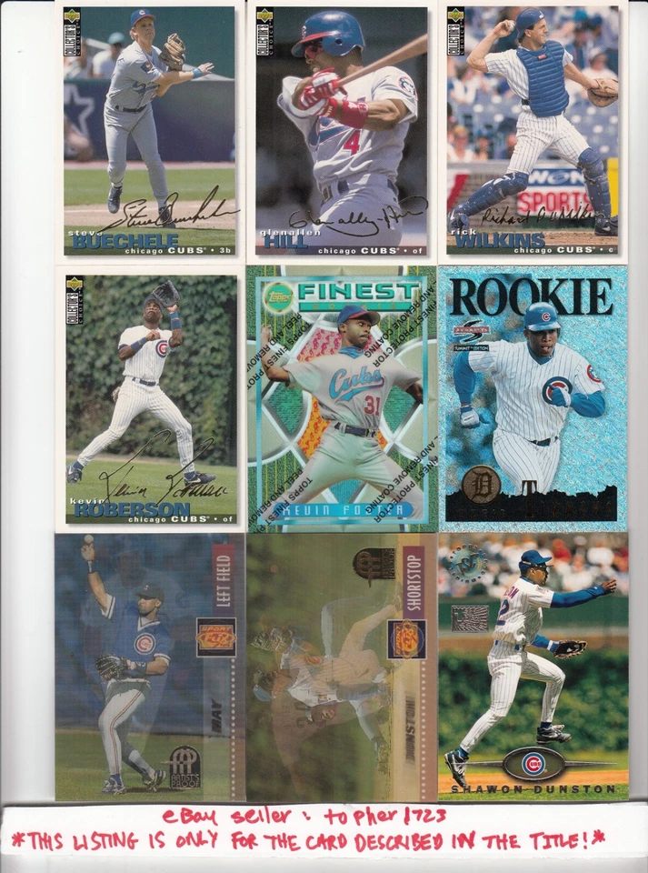 (BR) 1995 Stadium Club 1st First Day Issue Parallel SHAWON DUNSTON #29 Cubs - Image 1 of 1