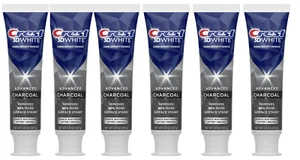 6x Crest 3D White Advanced Charcoal Toothpaste Remove Up To 90% Stain 3.8oz - Picture 1 of 3
