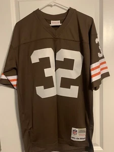 Jim Brown 1963 Cleveland Browns Mitchell & Ness LEGACY Adult Small/Medium! - Picture 1 of 3