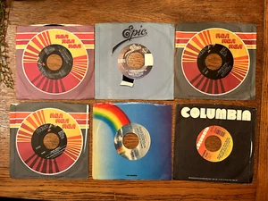 Lot of 6-45 RECORDS/COUNTRY-See Description & Photos-NEAR MINT, PLAYED ONCE - Picture 1 of 3