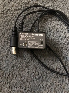 Samsung Camcorder Channel 36 UHF Modulator Phono Socket RFU RF-E1P Adaptor  - Picture 1 of 2