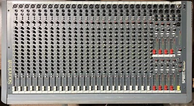 Consola de mezcla Soundcraft Spirit Monitor 24x8 placa de sonido mezcladora con fuente de alimentación Foto 1 de 4