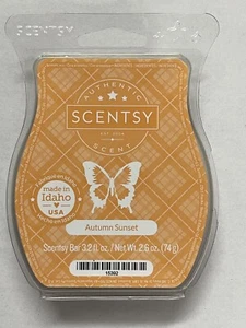 Scentsy Wax Bar “AUTUMN SUNSET” 3.2 fl oz RETIRED - Picture 1 of 2