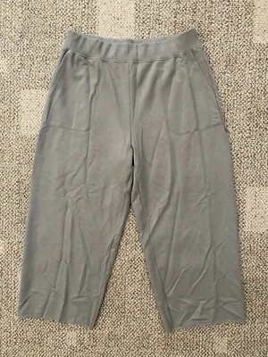 Nike Yoga Pants Sweats Luxe Cropped Fleece SOFT Lounge DA0776-320 Women's M - Image 1 of 4