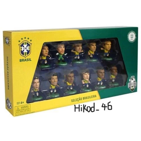 Soccer Stars Brazil National Team Figure Pack Football 11 Body Set Neymar Chiago Cover