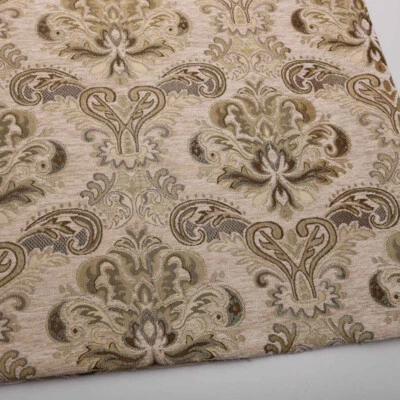 100x145cm Blumenmuster Plüsch Stoff Jacquard Weich Polster Sofa - Bild 1 von 4