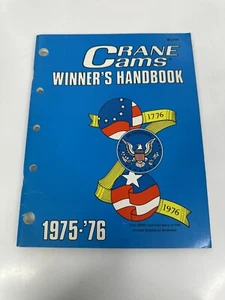 Vintage 1975-76 Crane Cams Winner’s Handbook Consumer Catalog Brochure USA HTF - Picture 1 of 3