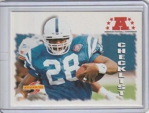 1995 Score Checklist #241 Marshall Faulk Indianapolis Colts - Picture 1 of 1