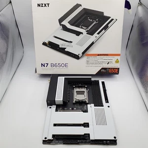 NZXT N7 B650E N7-B65XT-W1 AMD B650 chipset (AMD 7000) ATX Gaming Motherboard - Picture 1 of 8