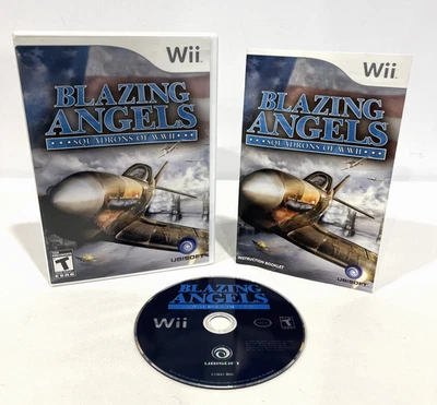 BLAZING ANGELS SQUADRONS OF WWII NINTENDO WII COMPLETE W/ MANUAL 2007 UBISOFT - Image 1 of 4