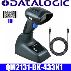 Juego de escáner inalámbrico Datalogic QuickScan QM2131-BK-433K1 1D con base y cable USB - Imagen 1 de 6
