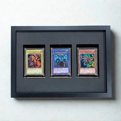 CARDFRAMES.DE Götterkarten Rahmen Yu-Gi-Oh! | Slifer Obelisk Ra | TCG Display für 3 Karten