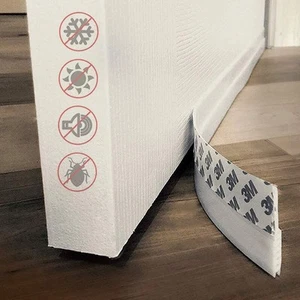 Fermaporta Sottoporta, 39" Guarnizione Sotto Porta per Porte Esterne/Interne Doo... - Foto 1 di 7