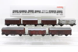 H0 Märklin 47367 DB FS gedeckter Güterwagen Set AC OVP N103 - Picture 1 of 2
