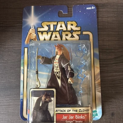 Hasbro Star Wars Attack Of The Clones Jar Jar Binks GUNGAN Senator - Image 1 of 3