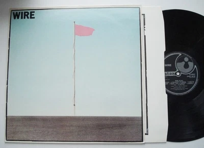 WIRE Pink Flag VG+ HARVEST black label 1985 Press UK vinyl LP w/inner Post Punk - Image 1 of 4