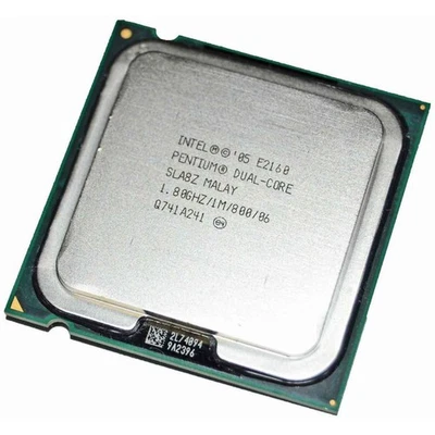 PC CPU INTEL PENTIUM E2160 1.80GHZ SLA8Z LGA775 Processor Socket Computer - Image 1 of 2