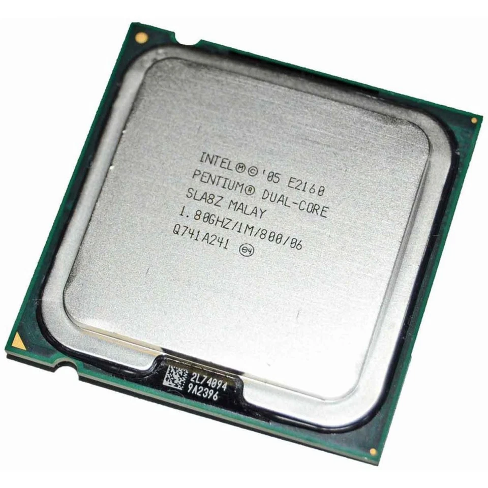 PC CPU Intel Pentium E2160 1.80GHZ SLA8Z LGA775 Procesador Socket Ordenador - Imagen 1 de 2