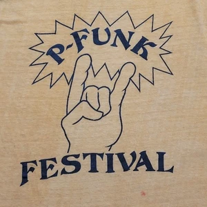 D's Tees VINTAGE 1979 "P-FUNK FESTIVAL " TANK TOP Shirt SZ: S DETROIT RETRO 313 - Picture 1 of 5