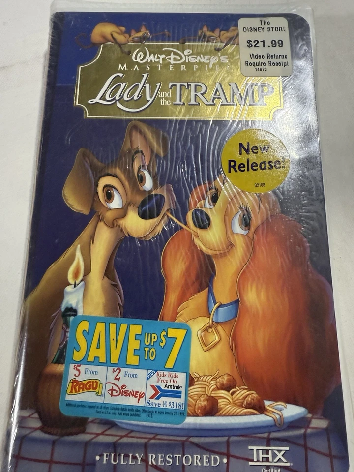 #Walt #Disney #Masterpiece #Lady and the #Tramp VHS, 1998 #eBay @everyone - Image 1 of 3