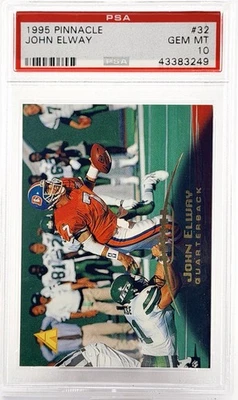 John Elway 1995 Pinnacle #32 — NFL Broncos Legend PSA 10 ☃️ - Image 1 of 2