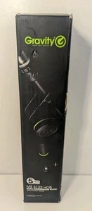 Gravity Small Mic Stand With Heavy Base MS 3122 HDB - Ideal For Micing Bass Drum - Picture 1 of 5