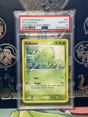 POKEMON 2004 EX Fire Red Leaf Green Bulbasaur #55 PSA 10 - Image 1 of 2