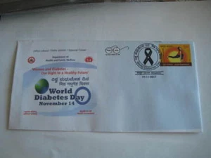 2017 India Special Cover on World Diabetes Day - Limited Edition - Picture 1 of 1