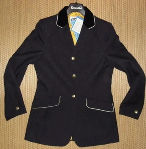 Turnierjacket Damen ELT marine Samtkragen 84 42 edel NEU %%% TOP - Picture 1 of 3