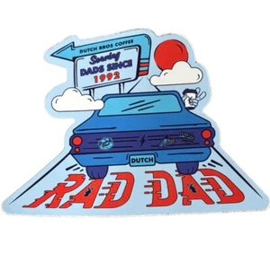 Dutch Bros Sticker Rad Dad 2024 - Picture 1 of 4