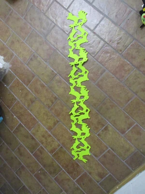 Dekoband Filzband Hasen in grün 86 cm - Bild 1 von 3