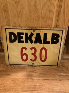 vintage dekalb seed 630 Blechschild  - Bild 1 von 6
