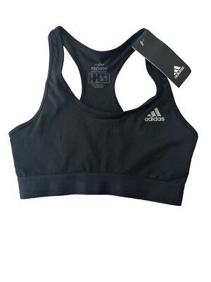 Adidas Techfit sports Bra Women XS black Stretch Athletic Gym Outdoor NWT - Image 1 of 3