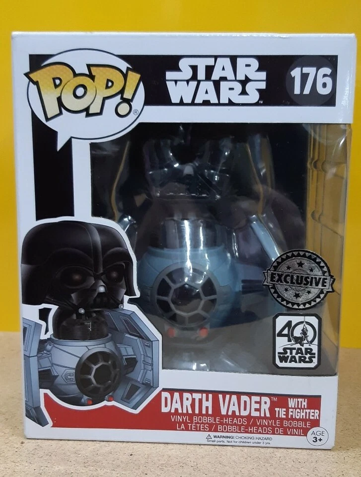 Funko Pop! DARTH VADER WITH TIE FIGHTER#176 STAR WARS - Imagen 1 de 3