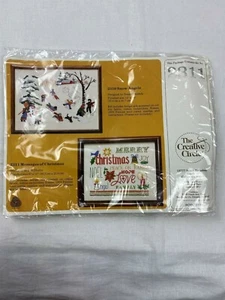 Creative Circle #2311 Mensajes de Navidad Vintage 1984 Kit Nuevo en Paquete - Imagen 1 de 6
